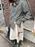 [unisex] Sankini Over Fit Pocket Check Shirt