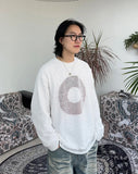 Kudeu mesh long sleeve knit