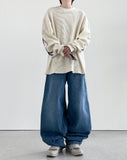 Devi Track Balloon Denim Pants