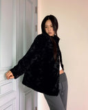[Quilted lining] Nemin midi high neck fur jacket