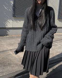 Honda Pleats Midi Skirt
