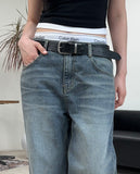 Nerit Washed Flare Denim Pants