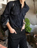 [summer] Sec arc denim shirt