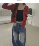 4-season casual washed loose wide denim pants