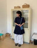 Yoonsi Dot Denim Mini Crossbody Bag