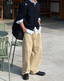 Hidden Button Round Cardigan