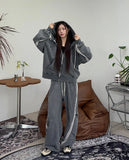 Herion Double Track Hooded Zip-up