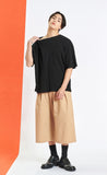 WRINKLE HALF-T