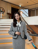 Hepin Ribbon Tie Blouse