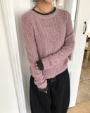 Luhan Alpaca Wool Round Ribbed Knit