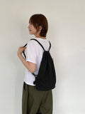[BAONHAUS] Repetz Cotton Dot String Backpack