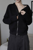 Diagonal Flow Zip-up