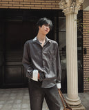 Ille Stripe Color Matching Shirt