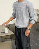 French Cable Round Knit