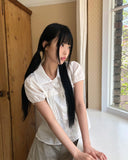 Mahi Frill Short Sleeve Blouse