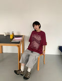[unisex] Dyupo Printing Over Short Sleeve Tee