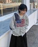 Kelten Print Over Hood Zip-Up