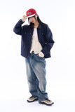 Need wool crop round-neck cardigan