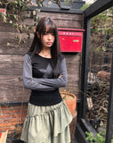 Emu Star Patch Striped Long Sleeve T-shirt