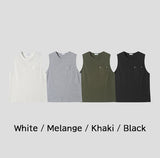 Rivet Pocket Ribbed Sleeveless