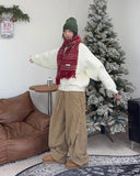 Dion Corduroy Wide Banding Pants