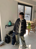 Morinve quilted toggle padded jumper