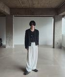 French tweed cropped jacket