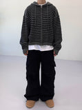 Moving diagonal pocket cargo pants