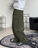 Peuon brushed nylon cargo pants