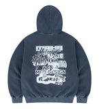 LOGO LIST PIGMENT HOODIE