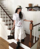 Code Vintage Lettering Short Sleeve