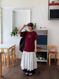 [unisex] Melker Star Embroidery Short Sleeve Tee