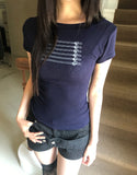 Muho Napoleon Print Short Sleeve T-shirt