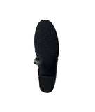 EYELET STRAP FLAT SHOES