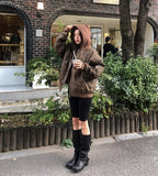 Double Buckle Biker Wide Long Boots