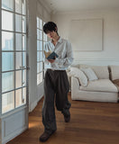 Ber Side Tuck Wide Pants