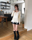 Hien Dot Layered Muffler Set