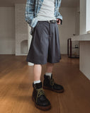 Spud Two-Pintuck Bermuda Slacks