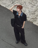 Robed Quad Pocket Wide Cotton Pants