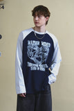 DOODLE RAGLAN LONG SLEEVE TEE