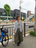 Huka Summer See-through Stripe Shirt