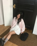 Puku lace frill tiered mini skirt