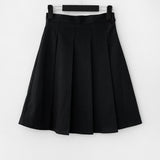 LEMAN Pleated Midi Skirt