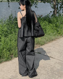 Mob Raw Denim Sleeveless Set-Up