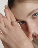 Ice Cushion Silver Ring M