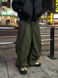 Continue Non-fade Balloon Denim Pants