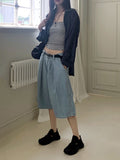 Conch Vintage Linen Boxy Check Shirt