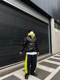 Side Color Matching Brushed Pants