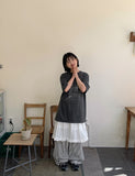 [unisex] Bledden Stripe Banding Wide Pants