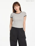 W Basic Ringer T-shirt